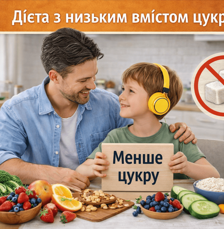 Дієта зі зниженим вмістом цукру