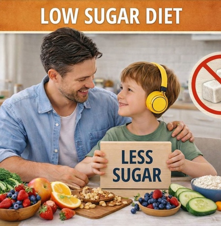 A low-sugar diet
